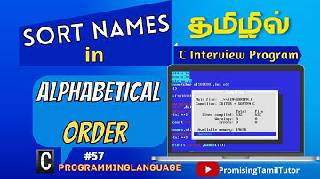 Sort Names in Alphabetical Order- 
