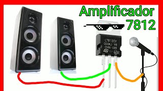 Amplifiers With Voltage Regulator 7812 Audio Equipment