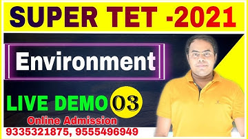 SUPER TET EVS/SUPER TET ENVIRONMENT CLASS/SUPER TET EVS CLASSES/SUPER TET ENVIRONMENT PREPARATION