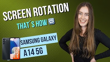 Samsung Galaxy A14 5G – How to enable / disable screen rotation - 📱• 🔄 • 🙅🏼‍♂️ •Tutorial
