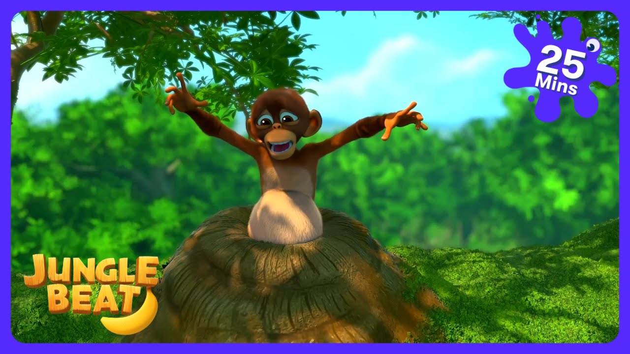 Jungle Beat - Fast i Træet! | Børnefilm | WildBrain Cirkus - Dansk