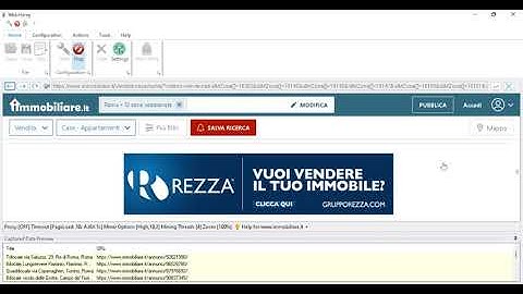Scraping property details from immobiliare.it using Webharvy