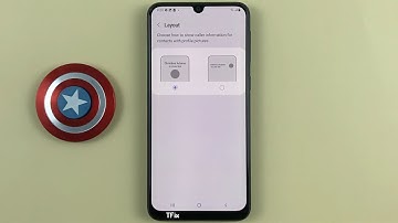 How to change the incoming call background layout on Samsung M31 Android 12