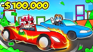 Spending $100,000 to get FASTEST CAR in Roblox!