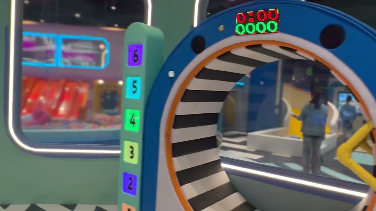 Space Theme Indoor Playground with Ball Pit Slides and Climbing Adventure