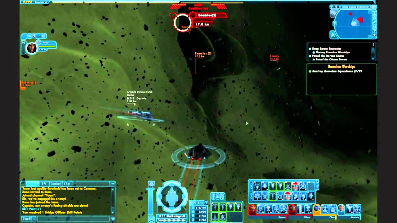 Star Trek Online -Tactical Escort gameplay