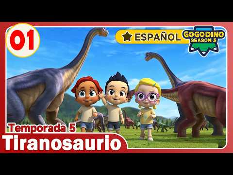 ✨ El último ✨ | GOGODINO Temporada 5 EP01 Tiranosaurio y el rescate del huevo | Dinosaurio