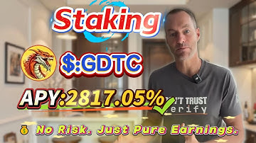 🧠 Solana staking for beginners — real GDTC mining with stable 2817.05% APY returns!