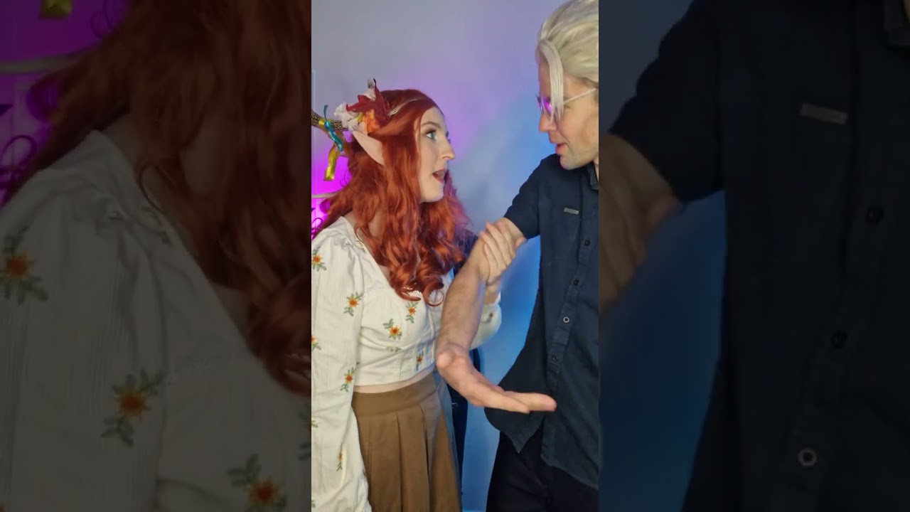 Collage AU Vox Machina, dreaming about Vax - Critical Role in real life