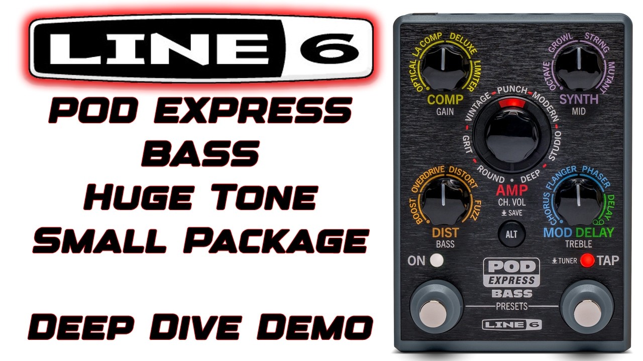 Line 6 Pod Express Bass - Deep Dive and Review - YouTube