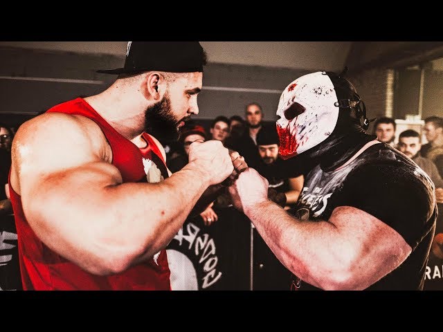 THE FINAL FIGHT: The Faceless VS Anabolic Horse - Strength Wars Final 2k17 class=