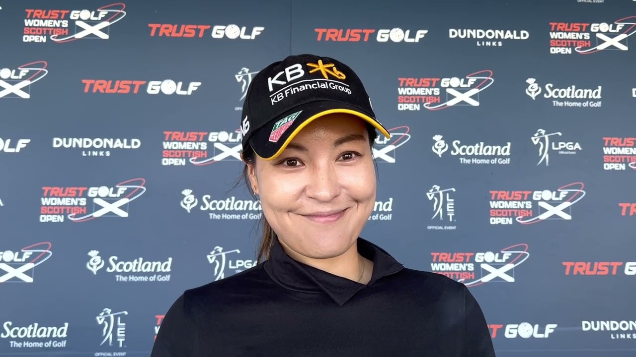 In Gee Chun Friday Flash Interview 2022 Trust Golf Women's Scottish...