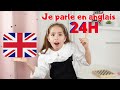 Je parle en anglais pendant 24H // KIARA PARIS 🌷😅