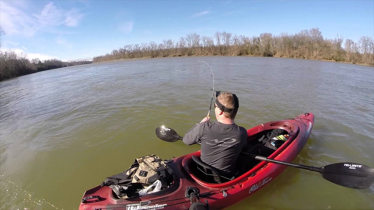 2016 Winter Cumberland River Kayak Fishing YouTube