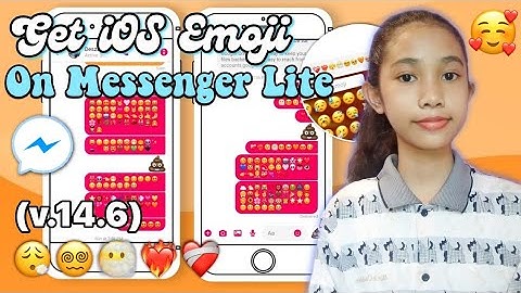 iOS Emoji Messenger Lite! HOW TO GET iOS EMOJI ON MESSENGER LITE! [v.14.6] |LOVELY UMALI
