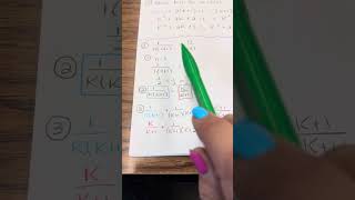 Algebra 2 Induction Proofs
