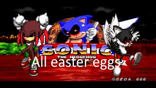 Sonic.exe Original Game All Easter Eggs