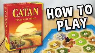 how to play CATAN (official rules and gameplay) | SPIELREGELN TV Trade Build the settlers of catan