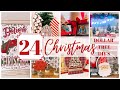 24 CHRISTMAS DOLLAR TREE DIYS | DOLLAR TREE CHRISTMAS DIYS | BEGINNER CHRISTMAS CRAFTS | CHRISTMAS