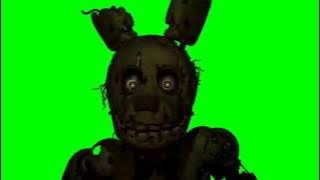 FNAF 3   Springtrap Jumpscare Green Screen