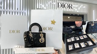 Unboxing My Small Black ABC Lady Dior Bag 🖤 + Shopping Experience at Dior Store