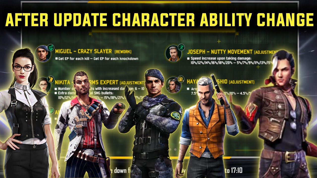 character skill update | after update character ability change ...