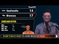 🚨ALL WORLD DEFENSE! Broncos News After THRILLING WIN vs. Seahawks 17-14