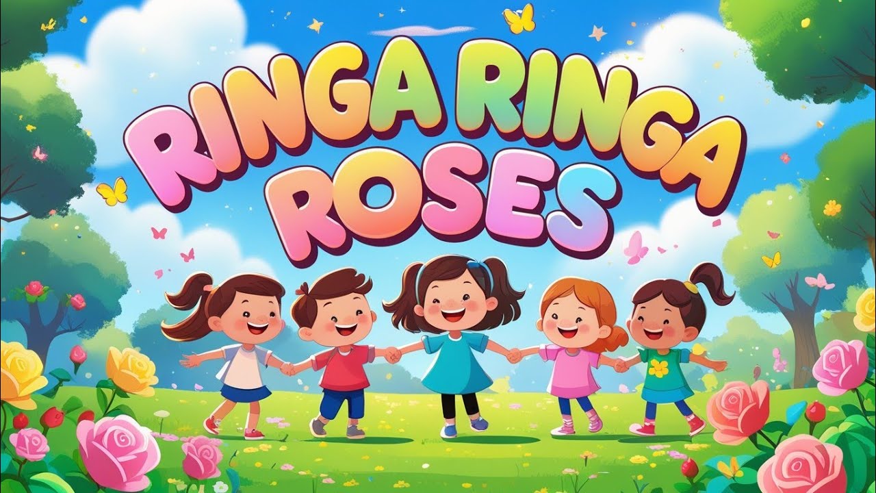Ringa Ringa Roses | Popular Nursery Rhyme for Kids | Fun Preschool Song ...