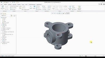 butterfly assembly | part 1 | body | creo 3.0