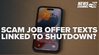 Job recruiting scam texts may be linked to government shutdown, according to expert
