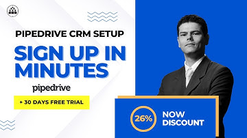 Pipedrive CRM Setup: Sign Up in Minutes + 30 Days Free Trial