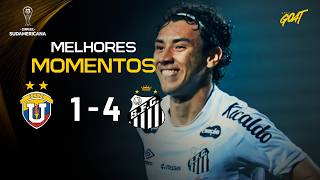 SANTOS GOLEIA E ENCAMINHA CLASSIFICAÇÃO PARA AS OITAVAS DE FINAL DA SUDAMERICANA