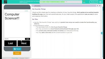 Unit 5 - Lesson 13 #20: My Favorite Things