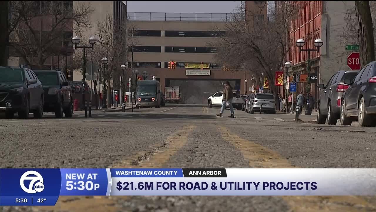 Ann Arbor approves $21.6 million plan for road repairs and utility upgrades