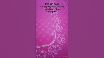 aari work tracing method in tamil #shorts#tracing #freeaariclass #aariwork @KBARTSANDCREATIONS