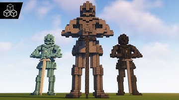 How to Build a Knight Statue | Minecraft Tutorial
