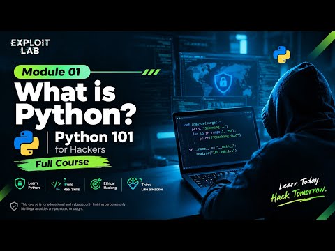 🐍 Python 101 for Hackers — Full Course | Lecture 02: What is Python | Module 01