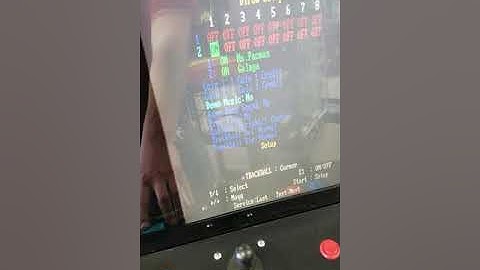 60-in-1 Setup Menu Instructions