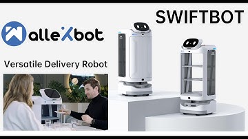 Wallexbot - Model: SwiftBot - Brand new revolutionary versatile delivery robot coming now.