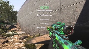 First clips with new BO2 camo "Weaponized 115" (Leftovers)