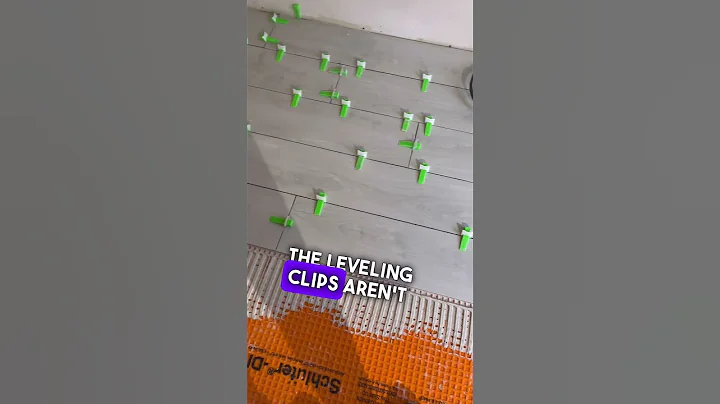 How to Properly Install Large Plank Tile #shorts #construction #work #constructiontips #tiletrends