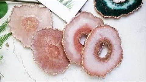 How to DIY Geode Agate Coaster