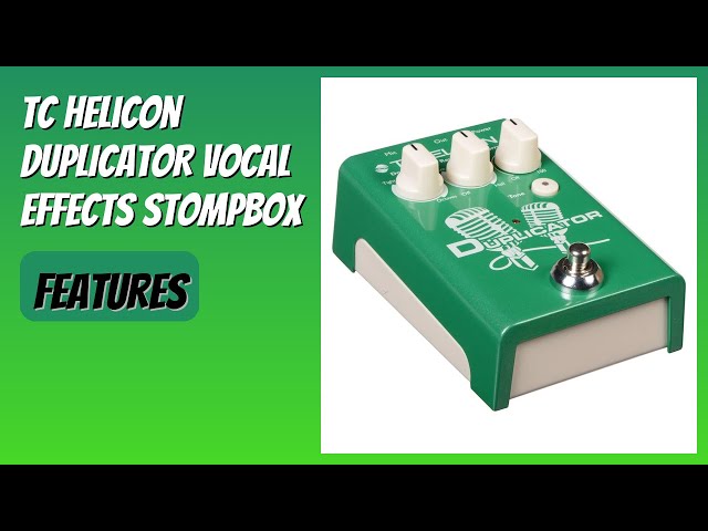 REVIEW (2026): TC Helicon DUPLICATOR Vocal Effects Stompbox