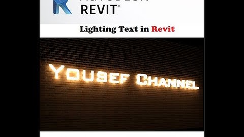 Lighting the Text Model in Revit