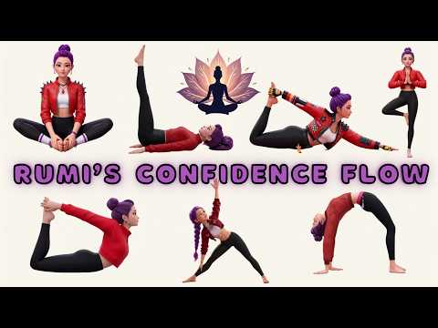 Rumi's Confidence Flow | Fun Yoga Kids! | Best Yoga Poses for Kids Flexibility & Inner Peace