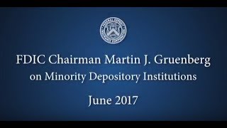 FDIC Chairman Gruenberg on Minority Depository Institutions