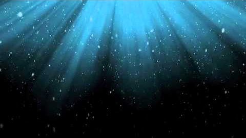 07  Blue Light Rays and Snow   HD Motion Graphics Background Loop
