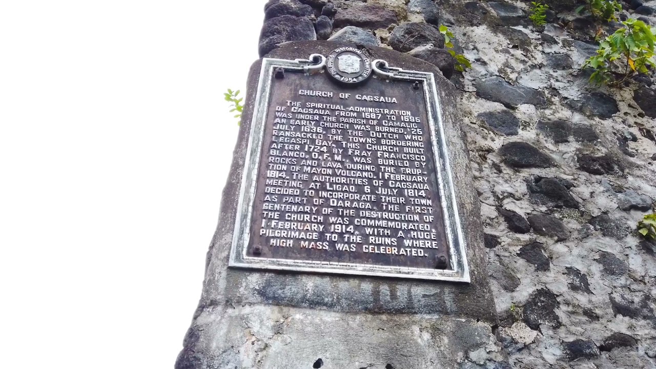 CAGSAWA RUINS | CHURCH DESTROYED BY MAYON VOLCANO ERUPTION DURING 1814