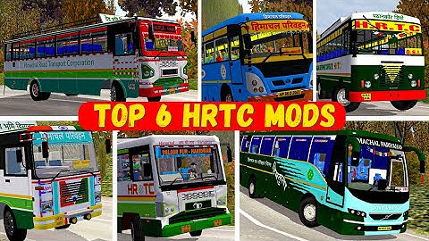 Top 6 HRTC mods - bus simulator Indonesia| bussid hrtc mod download| hrtc bus game - bussid