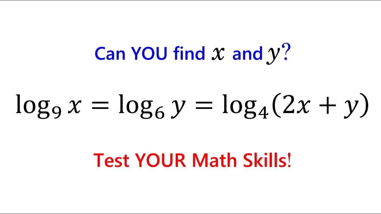 Most Students Struggle With This Logarithm Problem. Can You Solve it?